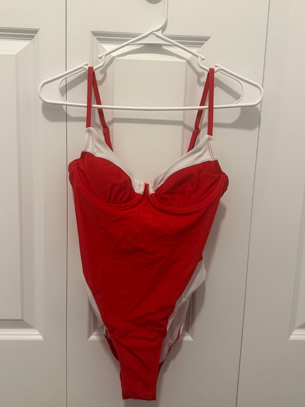 Wild Fable Red & White One-Piece Swimsuit